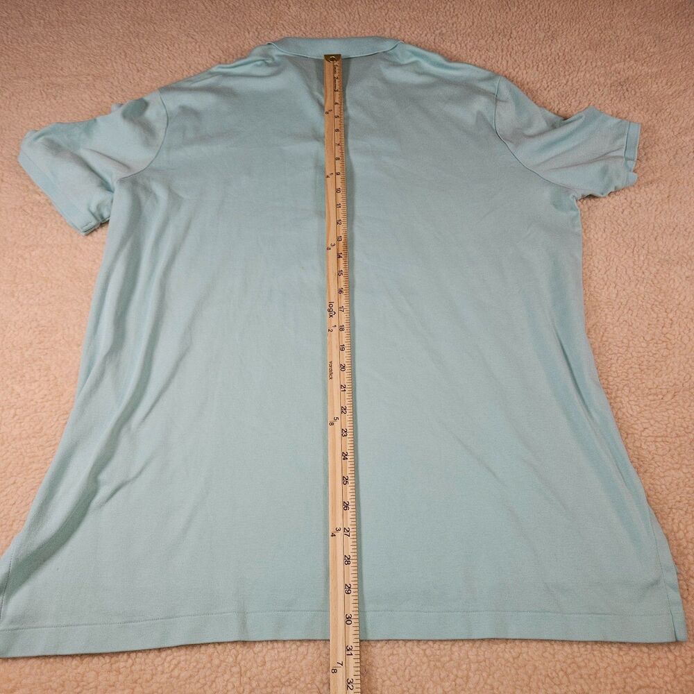 Polo Ralph Lauren Polo Shirt Mens XXL Mint Green Classic Pony Cotton Golf - Picture 10 of 10